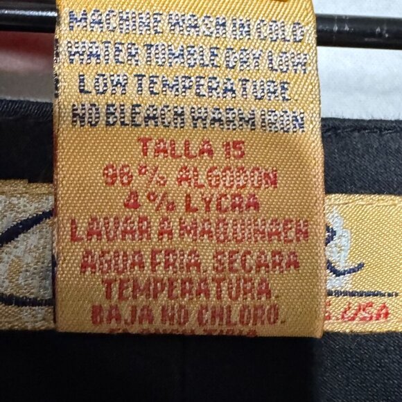 Y2K Clash Black Mid Rise Cargo Silver Zipper Hardware Flare Leg Pants Size 10 - Picture 17 of 17